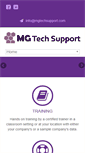 Mobile Screenshot of mgtechsupport.com